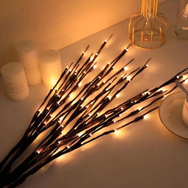 LED Baumzweig-Licht – 20 LEDs – Warmweiß – Batteriebetrieben