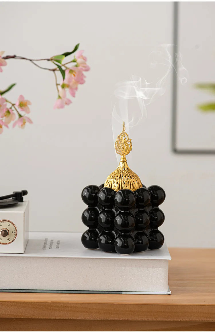 Eleganter Keramik-Aroma-Brenner – Luxus Räuchergefäß für Zuhause und Büro