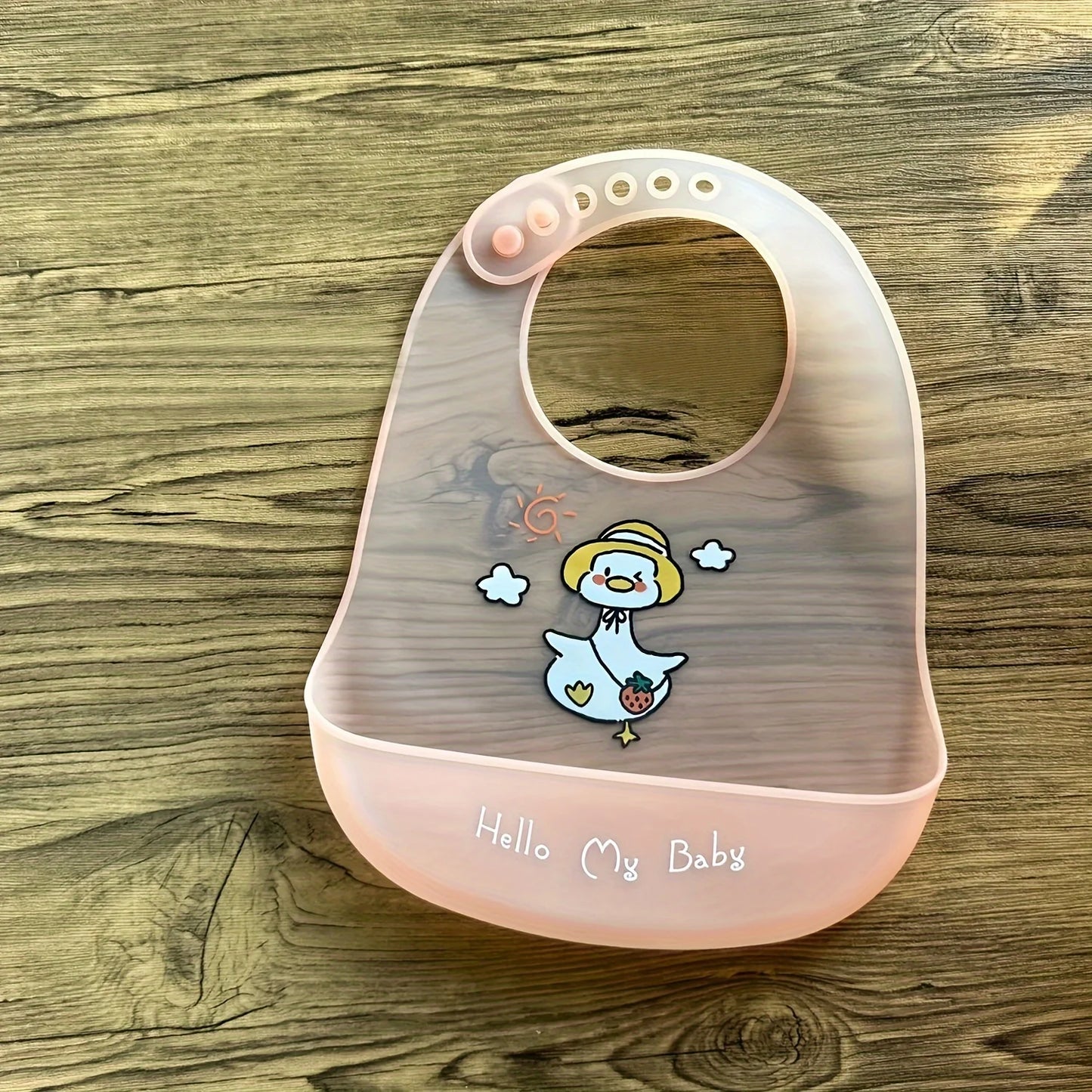 Wasserdichte Baby-Lätzchen aus Silikon, Verstellbare Weiche Babylätzchen mit Süßen Tiermotiven, Unisex für Jungen & Mädchen, Fütterungszubehör