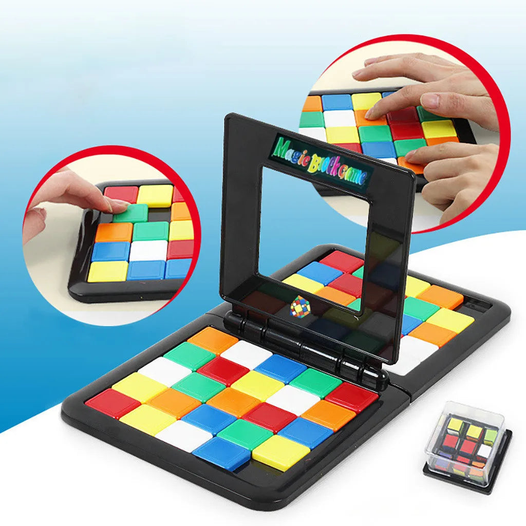 Farben-Rennspiel für Kinder – Quadratisches Puzzle- und Geschicklichkeitsspiel