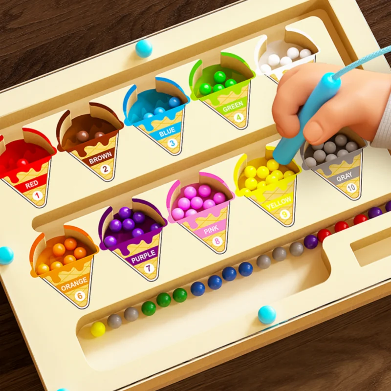 Children’s Magnetic Number Maze – Concentration & Attention Training Toy