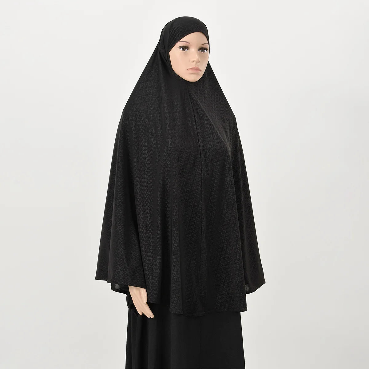 Bequemer Einteiler-Hijab mit elegantem Paisley-Muster – Ideal zum Beten & für den Alltag