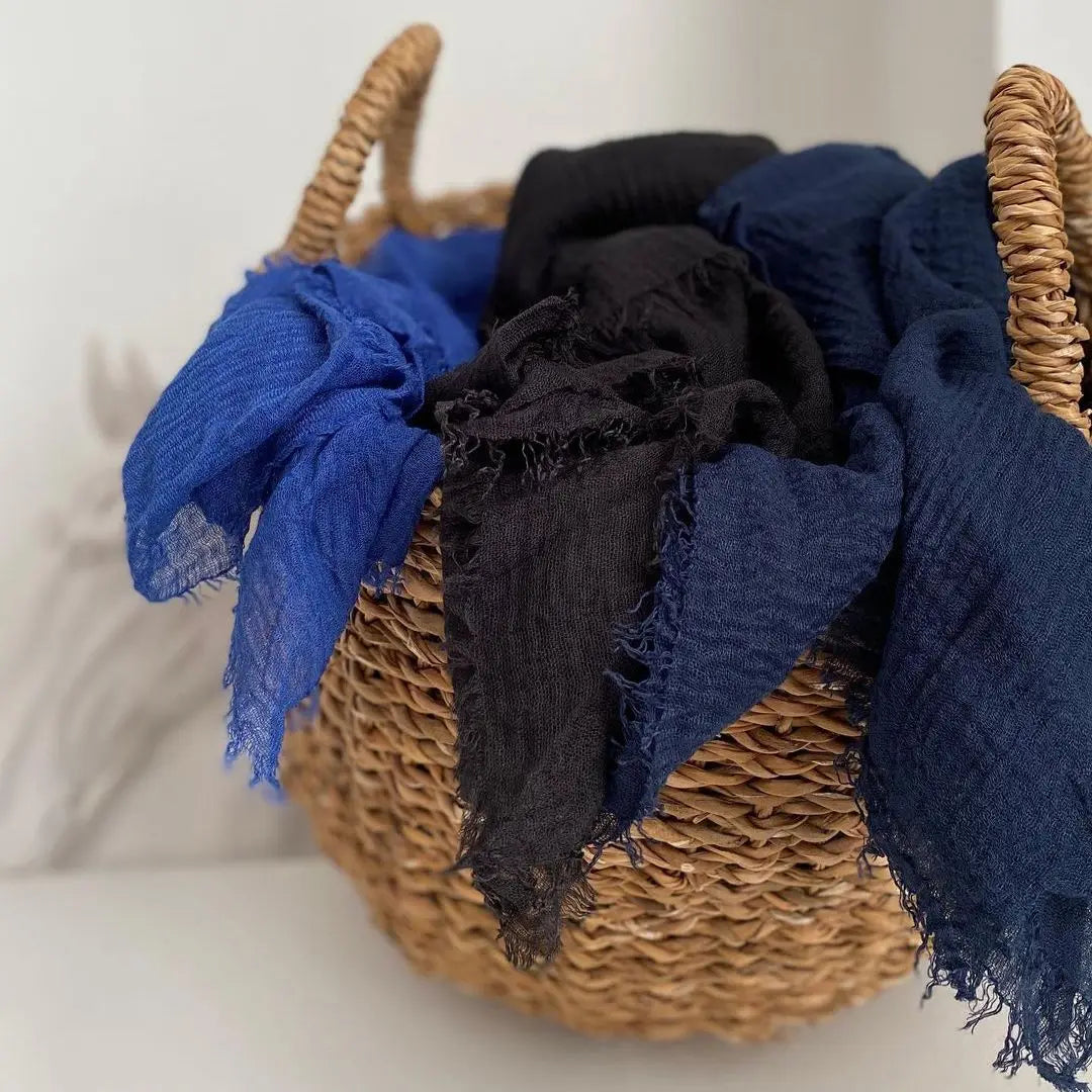Eleganter Baumwoll-Hijab – Leicht, Atmungsaktiv und Vielseitig