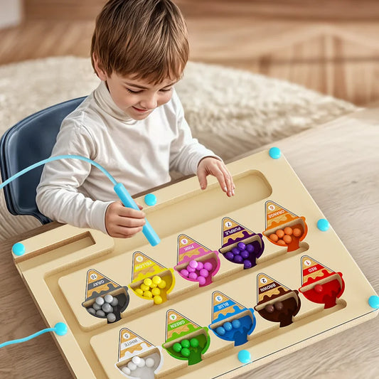 Children’s Magnetic Number Maze – Concentration & Attention Training Toy