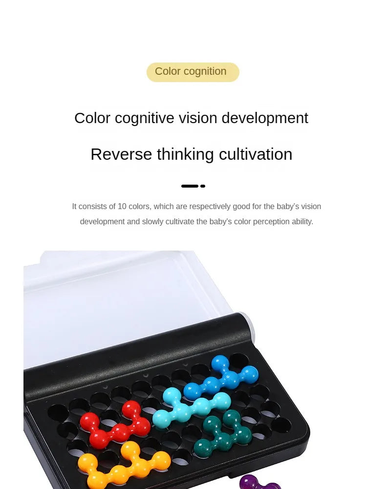 3D Logik-Puzzle für Kinder – Montessori-Pyramide mit 120 Denkaufgaben
