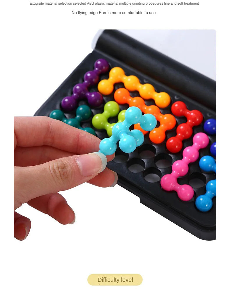 3D Logik-Puzzle für Kinder – Montessori-Pyramide mit 120 Denkaufgaben