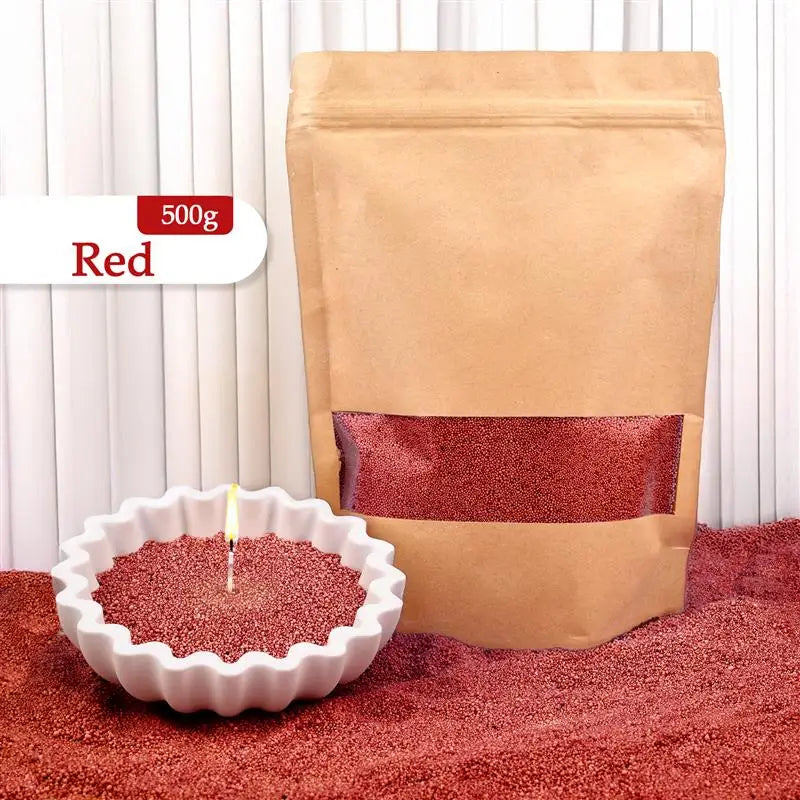 Bunte Sandwachskörner – Aromatherapie & Kerzendekoration (500g)