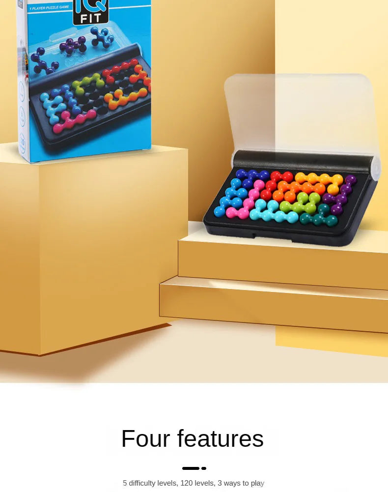 3D Logik-Puzzle für Kinder – Montessori-Pyramide mit 120 Denkaufgaben