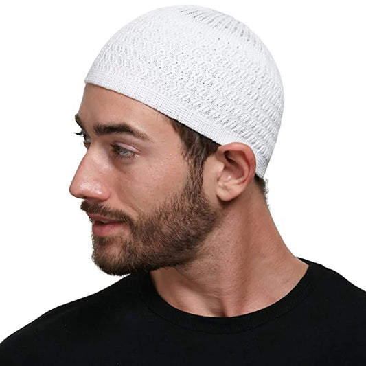 Klassische Herren-Gebetsmütze – Bequem und stilvoll mit elastischem Material