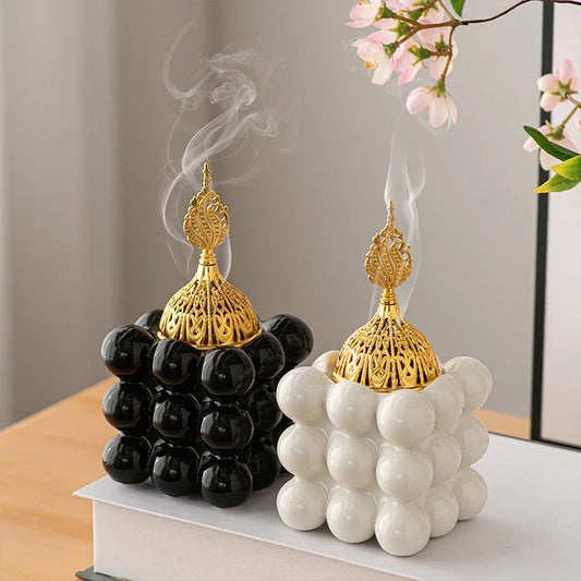 Eleganter Keramik-Aroma-Brenner – Luxus Räuchergefäß für Zuhause und Büro