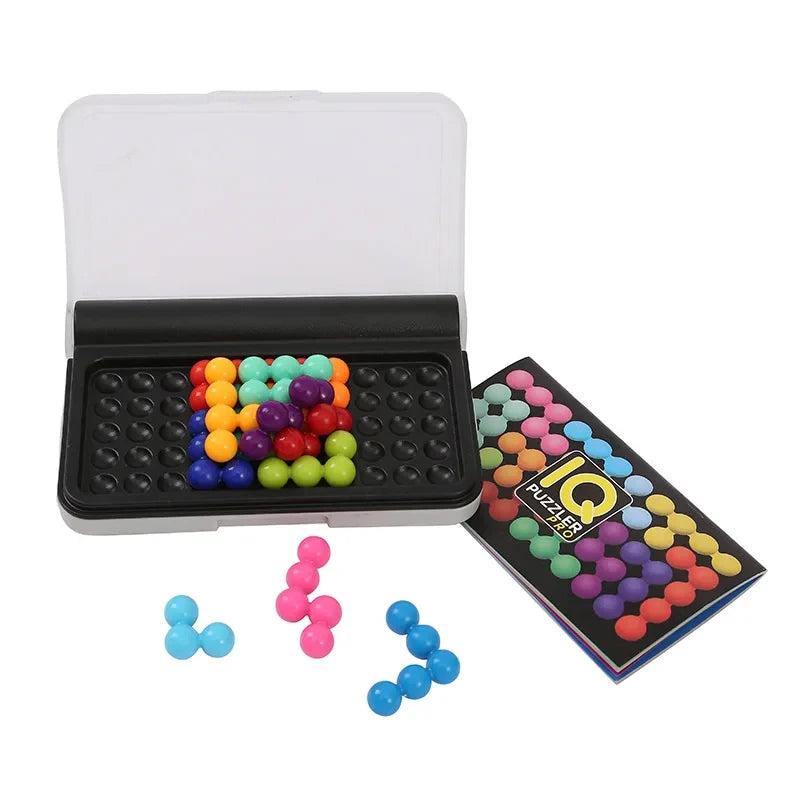 3D Logik-Puzzle für Kinder – Montessori-Pyramide mit 120 Denkaufgaben