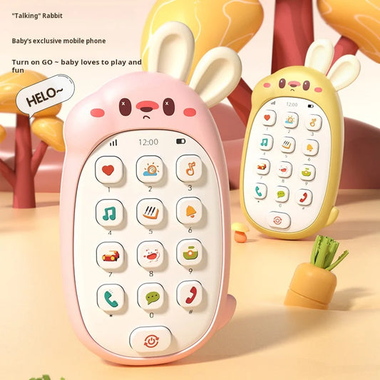 Baby Hasen Lerntelefon mit Musik & Beißfunktion