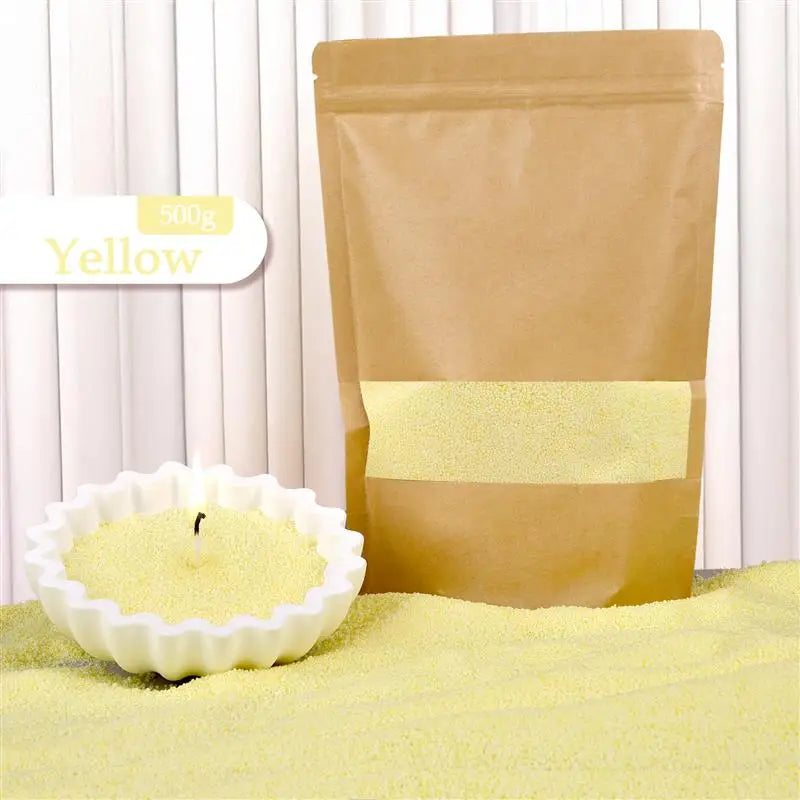 Bunte Sandwachskörner – Aromatherapie & Kerzendekoration (500g)